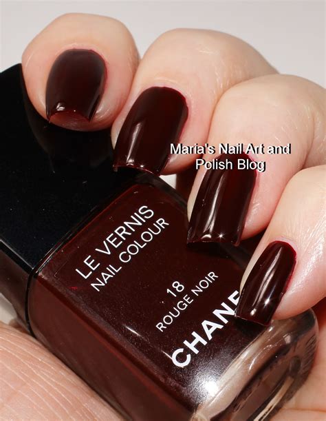 rouge noir de chanel|Chanel Rouge noir nail varnish.